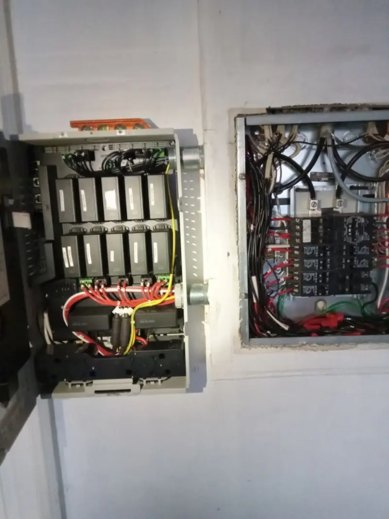 Electrical panel upgrade completed for Ring Doorbell Installation in Harrison